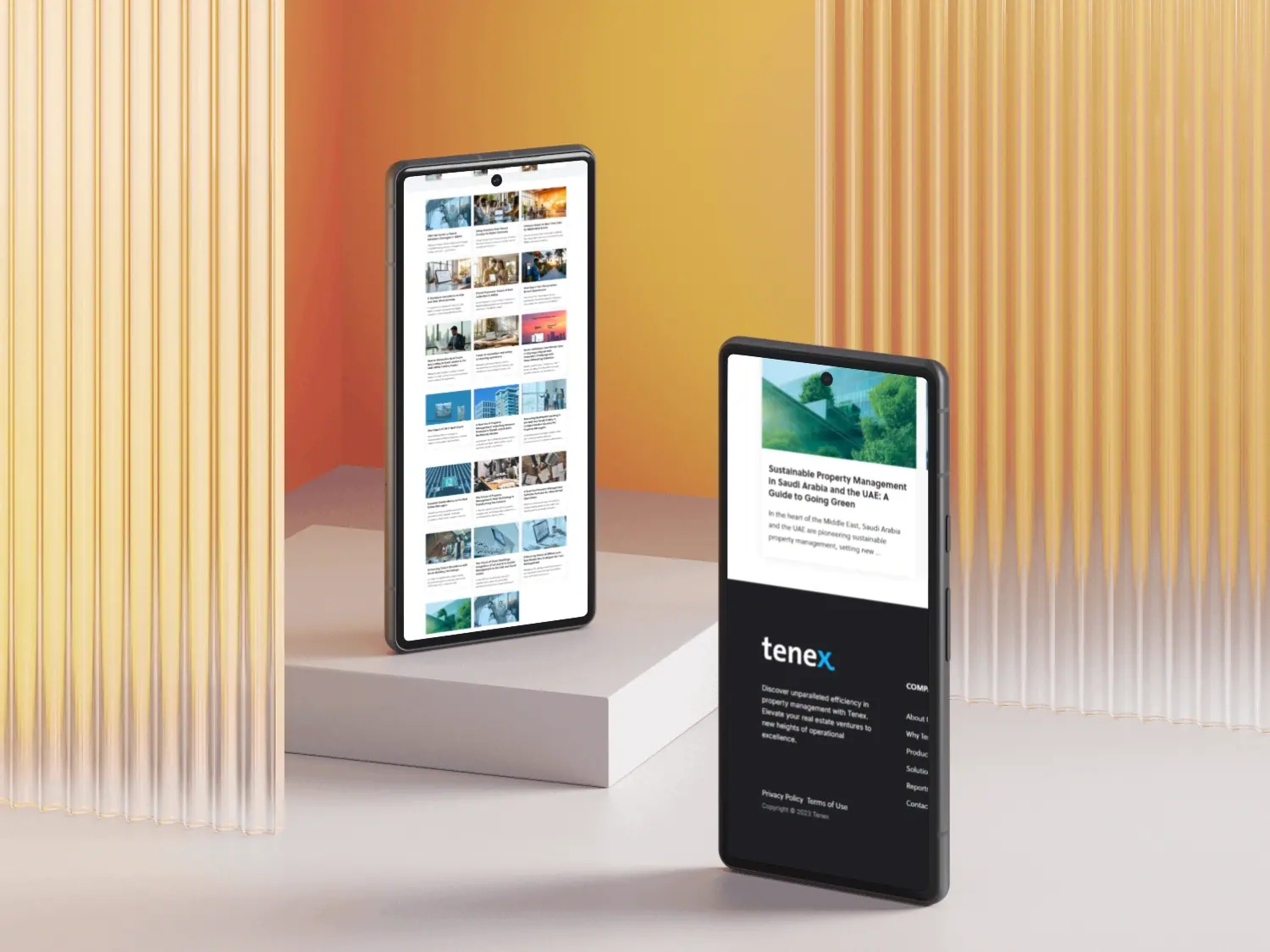 Tenex Resources website preview